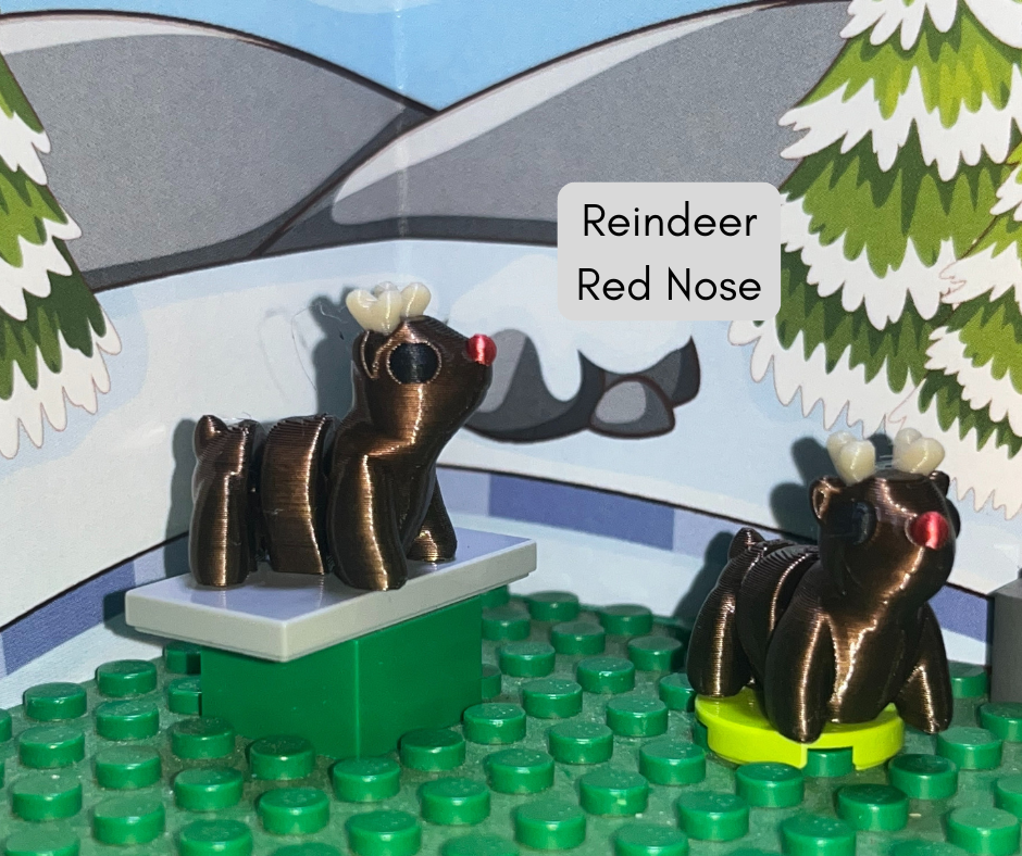 Reindeer with Red Nose
