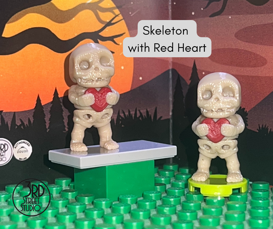 Skeleton - Red Heart