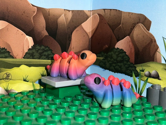 Stegosaurus - Rainbow