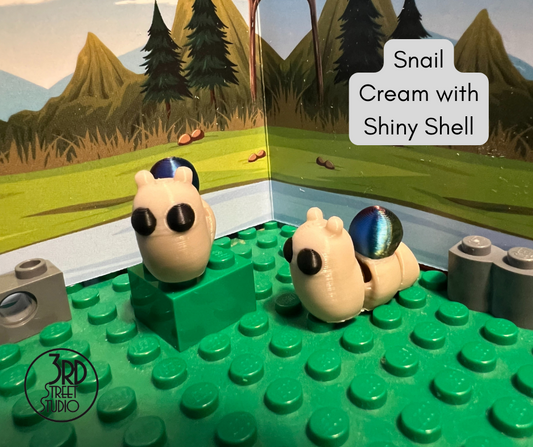 Snail - Cream with Shiny Shell